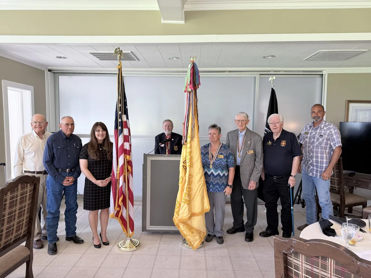 Local Military Order of the World Wars installs new officers