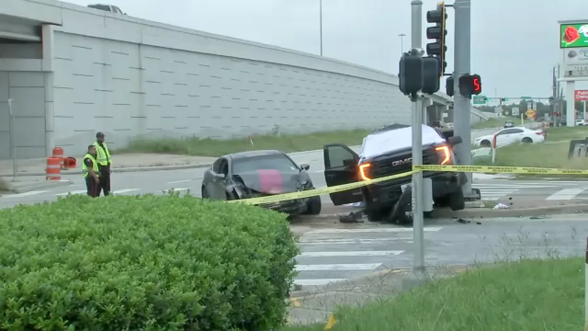 One killed, 3 hospitalized in Pasadena crash, prompting Beltway 8 service road closure, police say