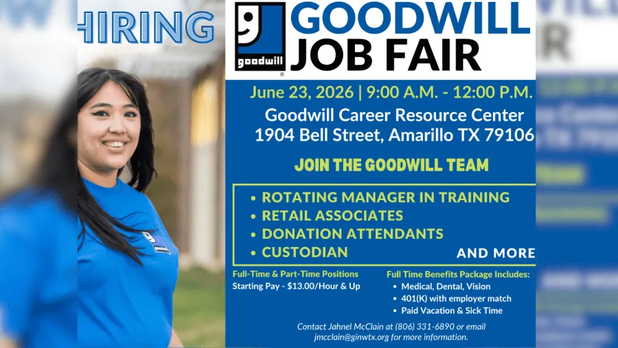 Goodwill set to host job fair in Amarillo on June 23