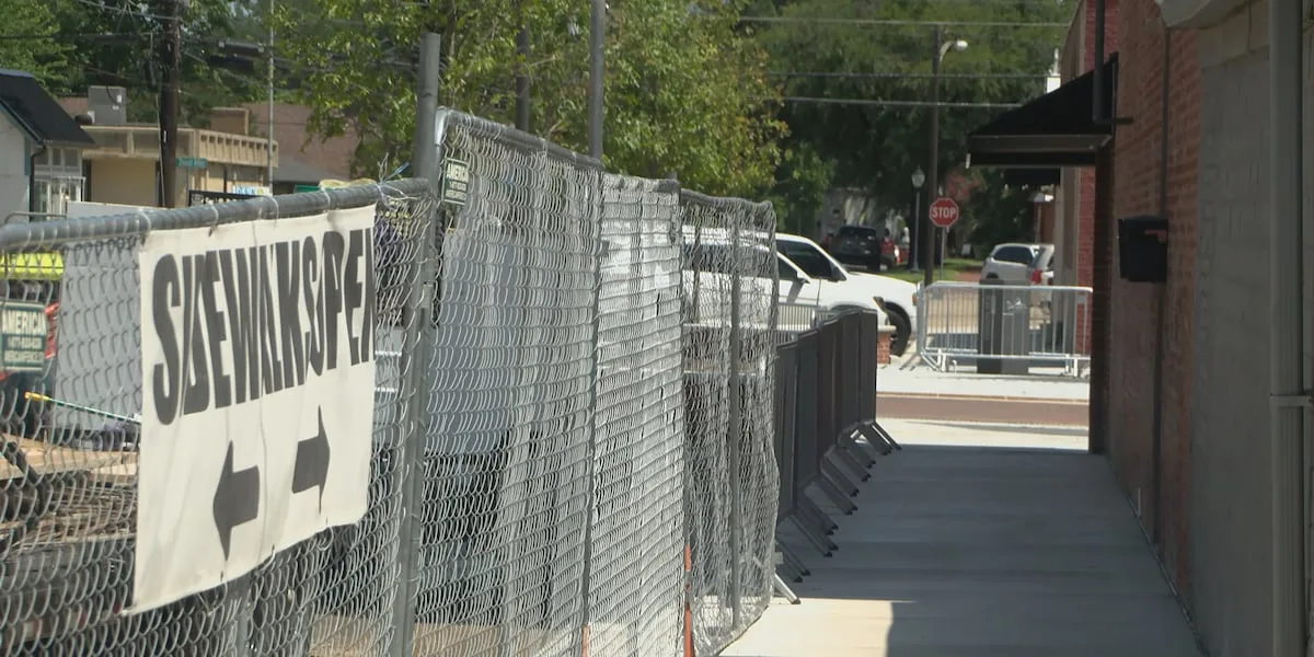 Denison downtown construction project nears completion after two years