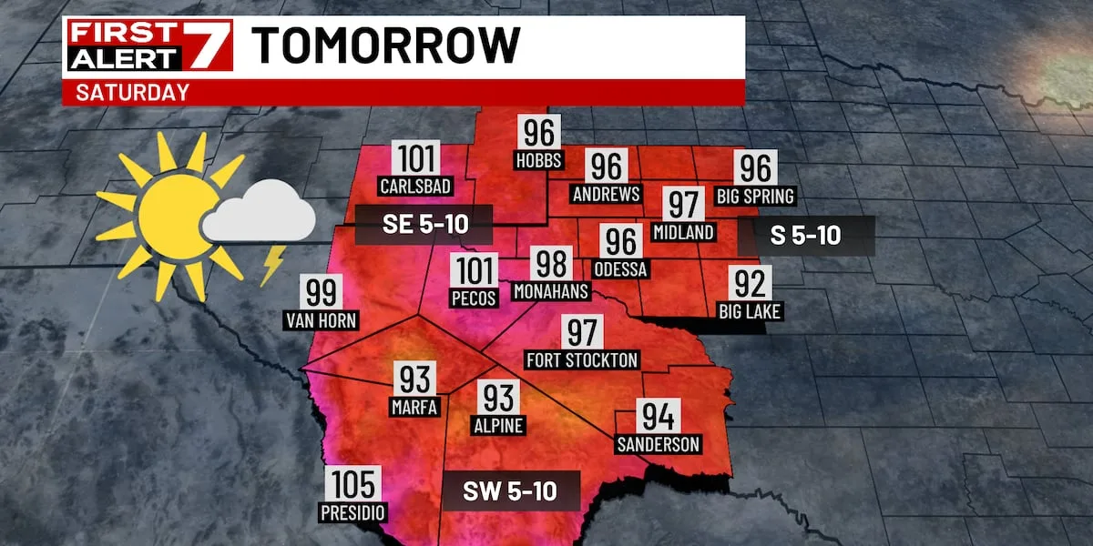 FIRST ALERT 7 Forecast for Saturday, June 20th, 2026