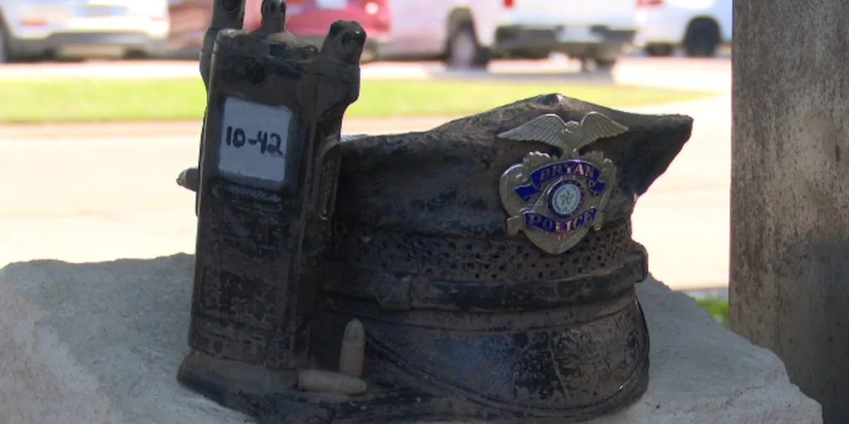 Bryan High student honors fallen officers with Eagle Scout memorial