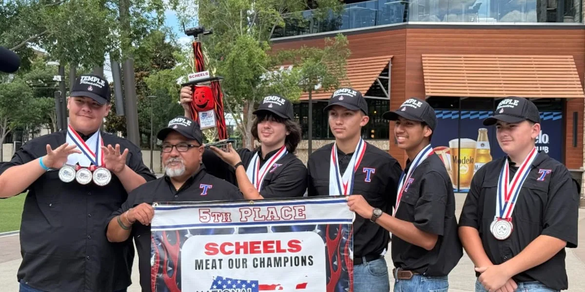 Temple High School BBQ pitmaster team places fifth overall in national competition