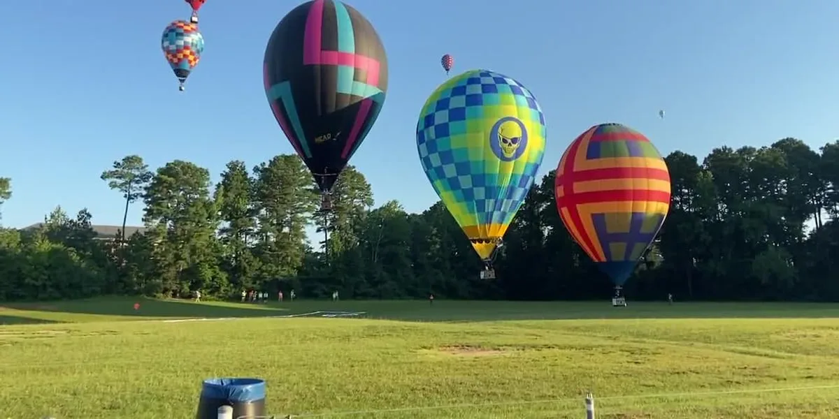 Set up begins ahead of Longview's Great Texas Ballon Race