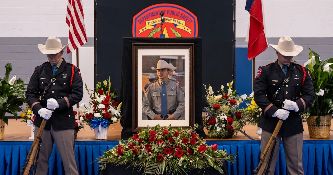 Texas DPS trooper killed in Panhandle crash honored at memorial service