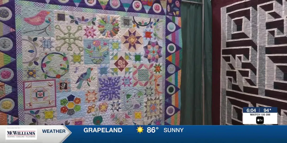 Blueberry Festival of Quilts draws thousands to Nacogdoches