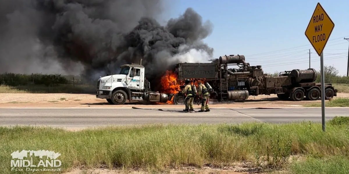 Fire department responds to 2 separate incidents in Midland