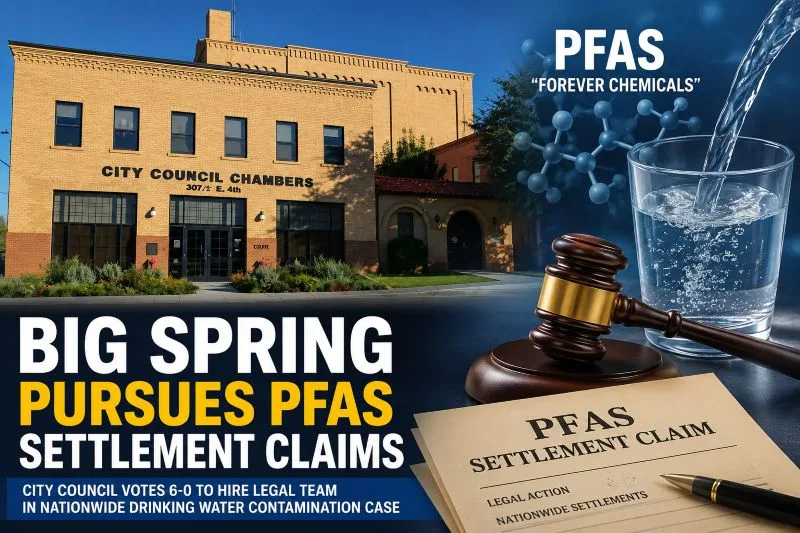 Big Spring Council Approves Law Firm to Pursue PFAS Settlement Funds