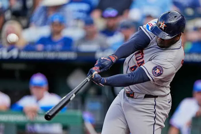 Astros slugger Yordan Alvarez becomes 1st MLB player to hit grand slam, multi-run HR in 1st inning