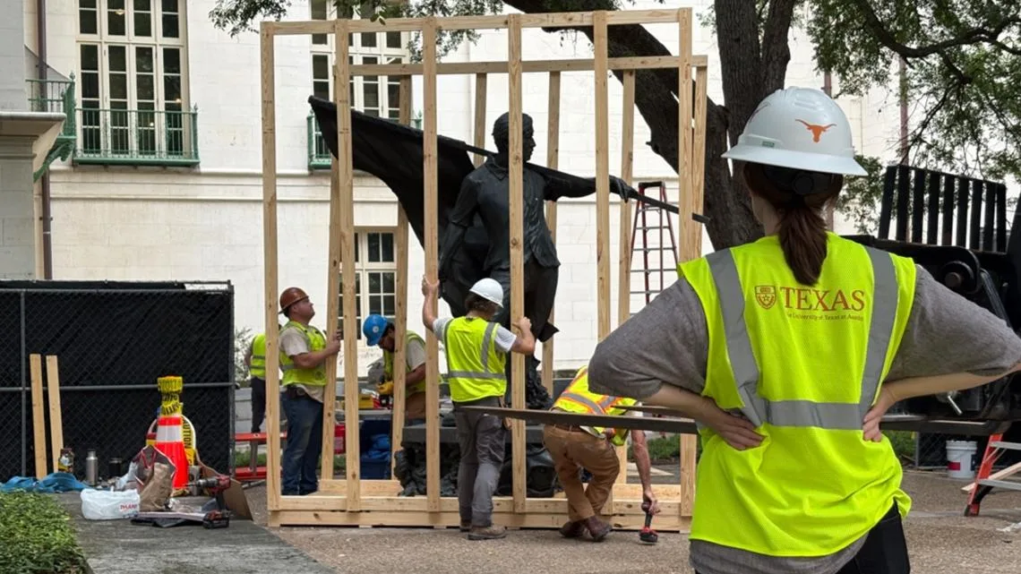 Csar Chvez statue at UT Austin campus removed amid allegations against labor leader