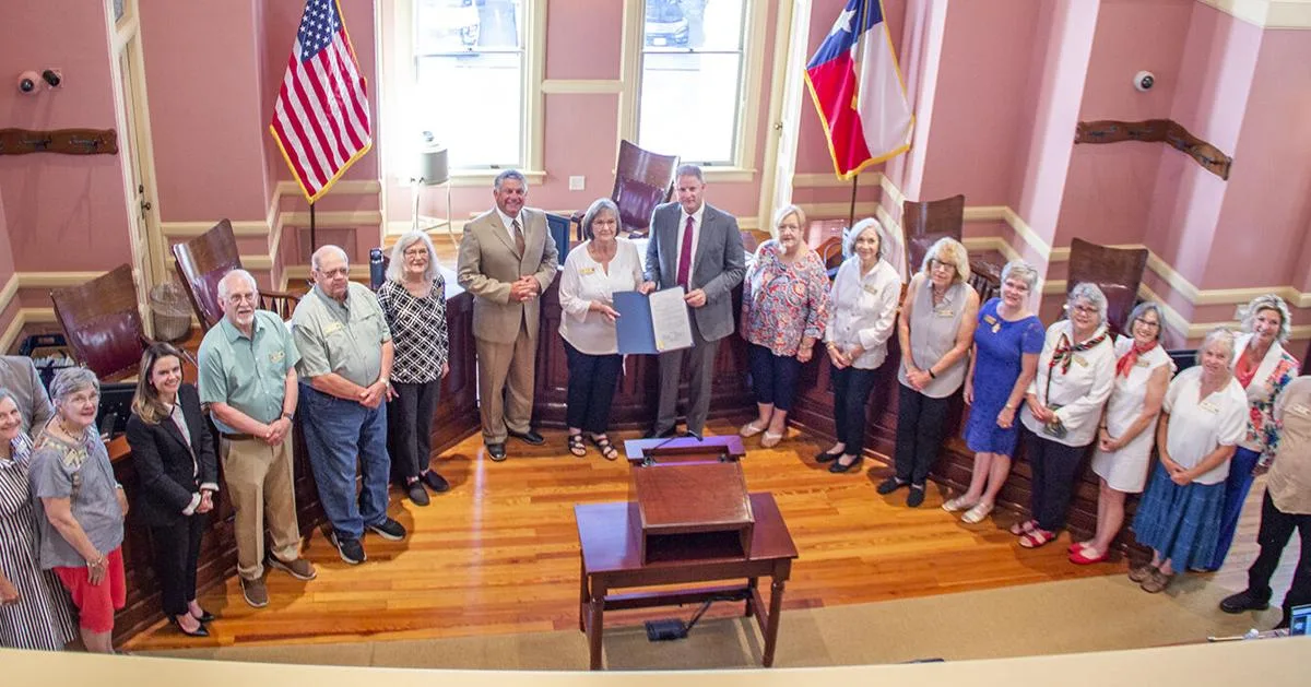 Comal County Historical Commission earns Distinguished Service Award for 14th consecutive year