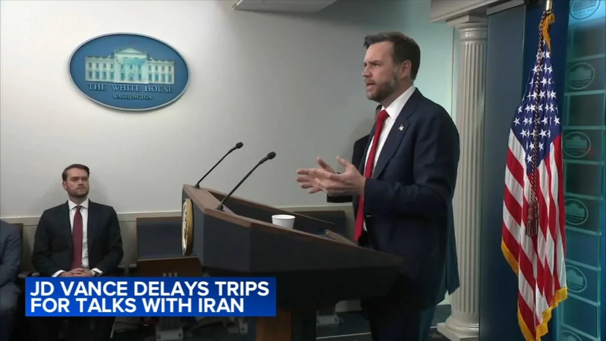 JD Vance delays trip to Switzerland to lead new US talks with Iran on its nuclear program