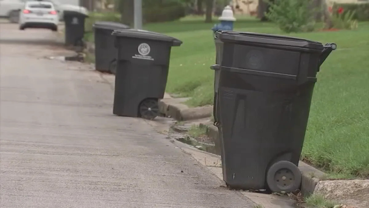Houston city leaders take big step on trash fee relief