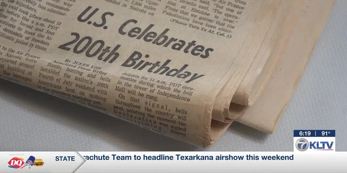 Longview woman opens bicentennial time capsule ahead of America's 250th birthday
