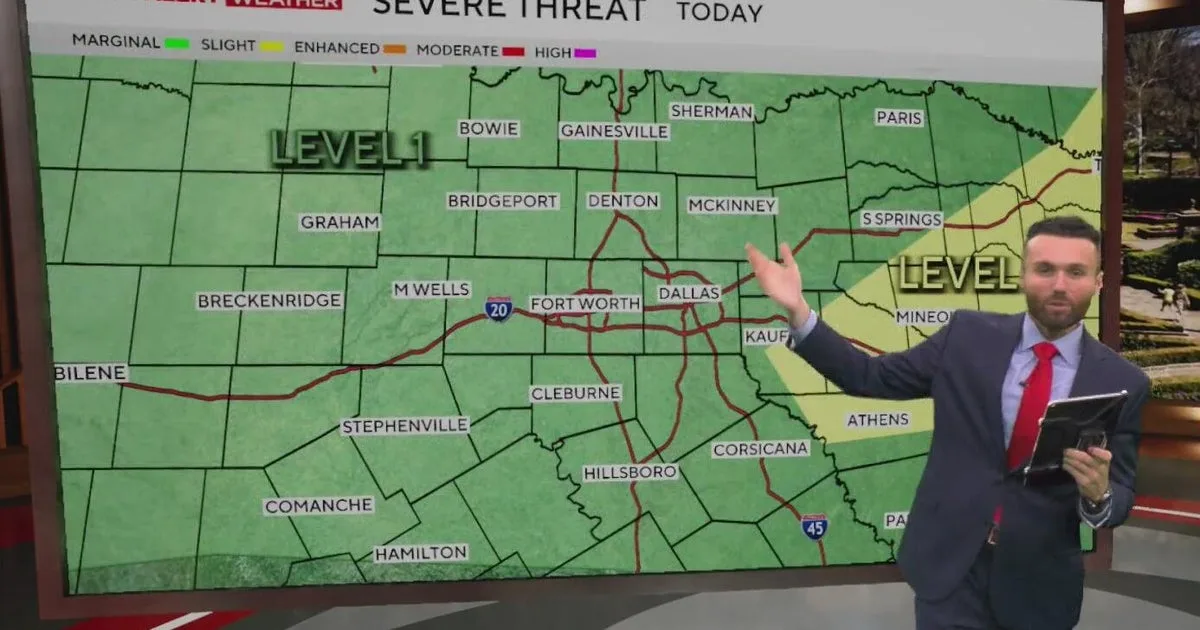 Tracking Monday storms in North Texas on a First Alert Weather Day