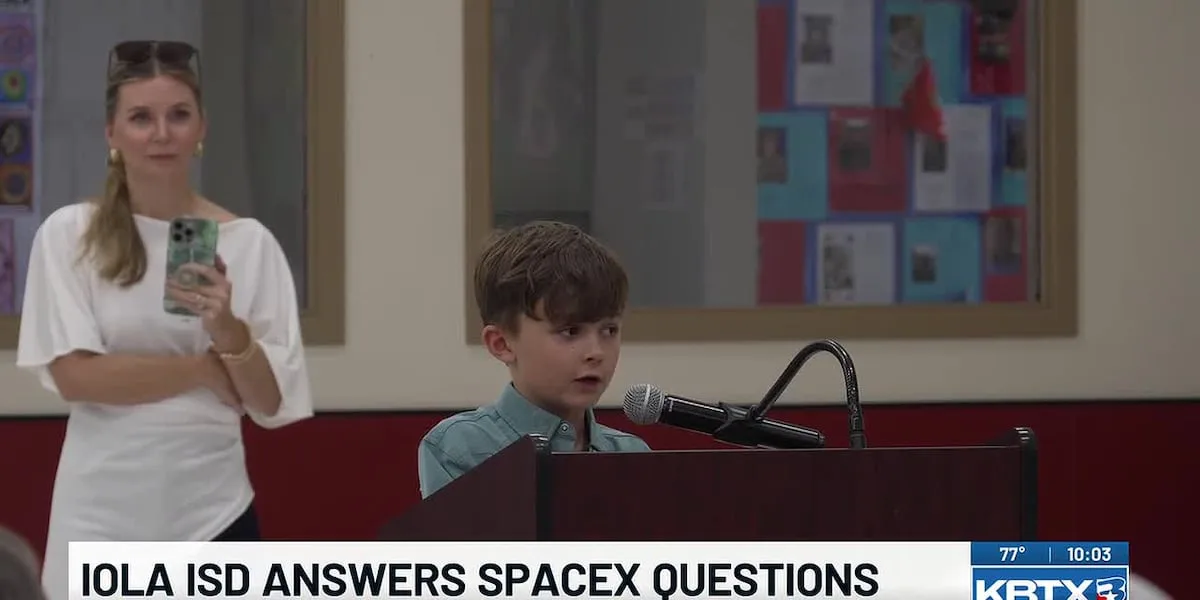 Iola ISD board hosts Terafab in informational meeting; 4th grader raises concerns