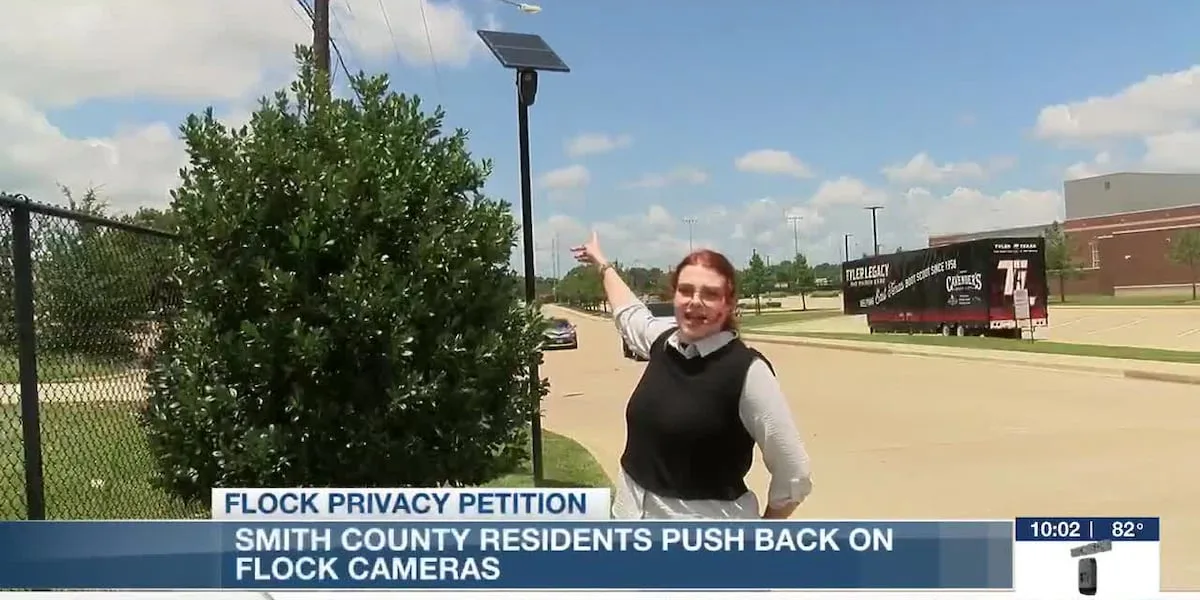Group's petition seeks removal of Flock license plate cameras in Tyler