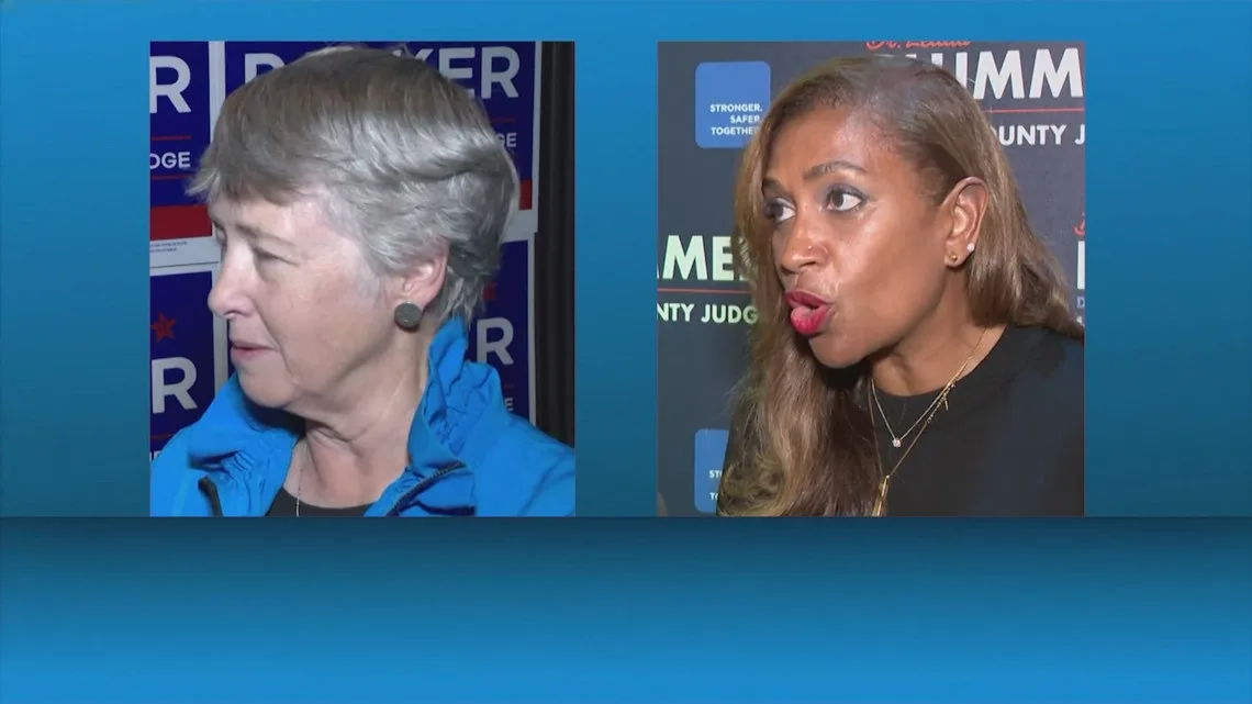 New Harris County runoff poll shows one candidate pulling ahead