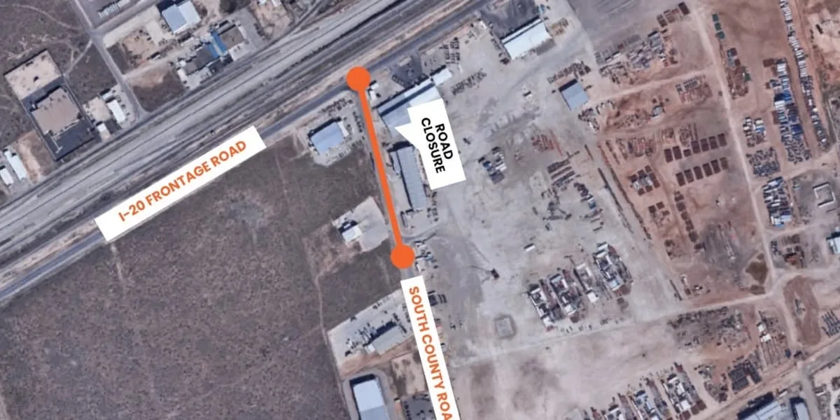 Midland drivers face multiple road closures for utility work