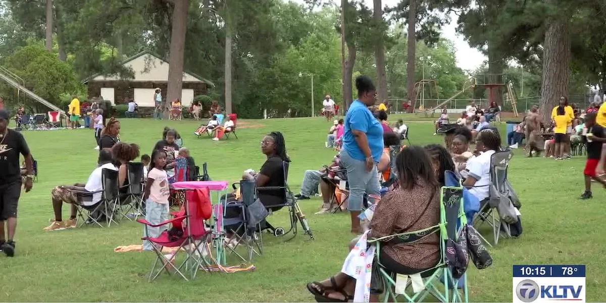 Kilgore Juneteenth festival draws crowds with fireworks, community spirit