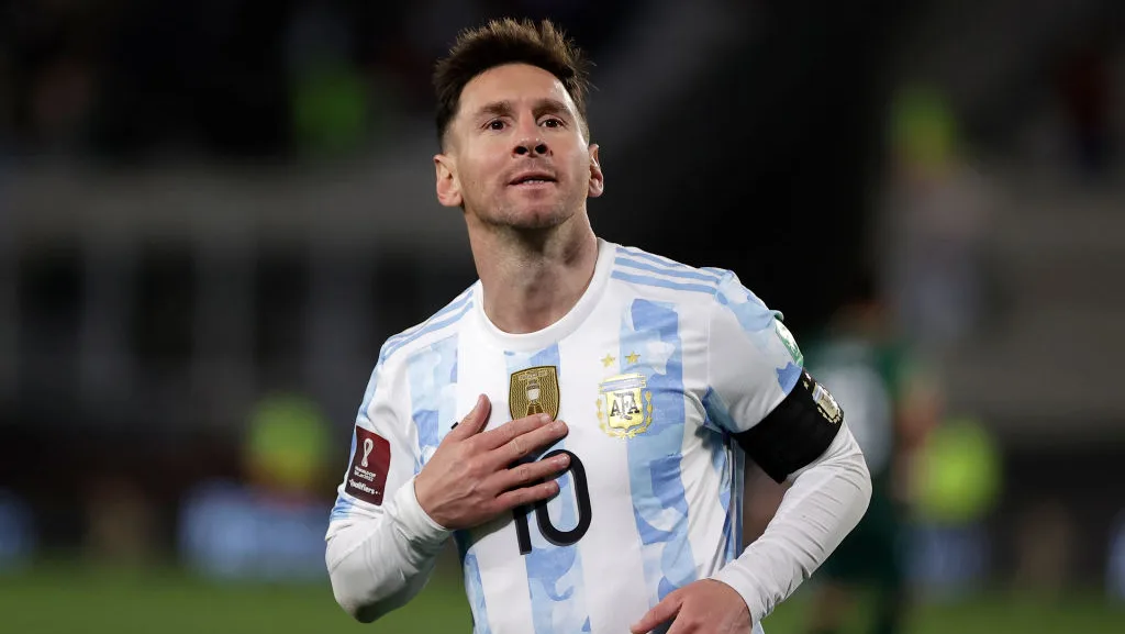 Argentina's Lionel Messi plays in Texas World Cup match today