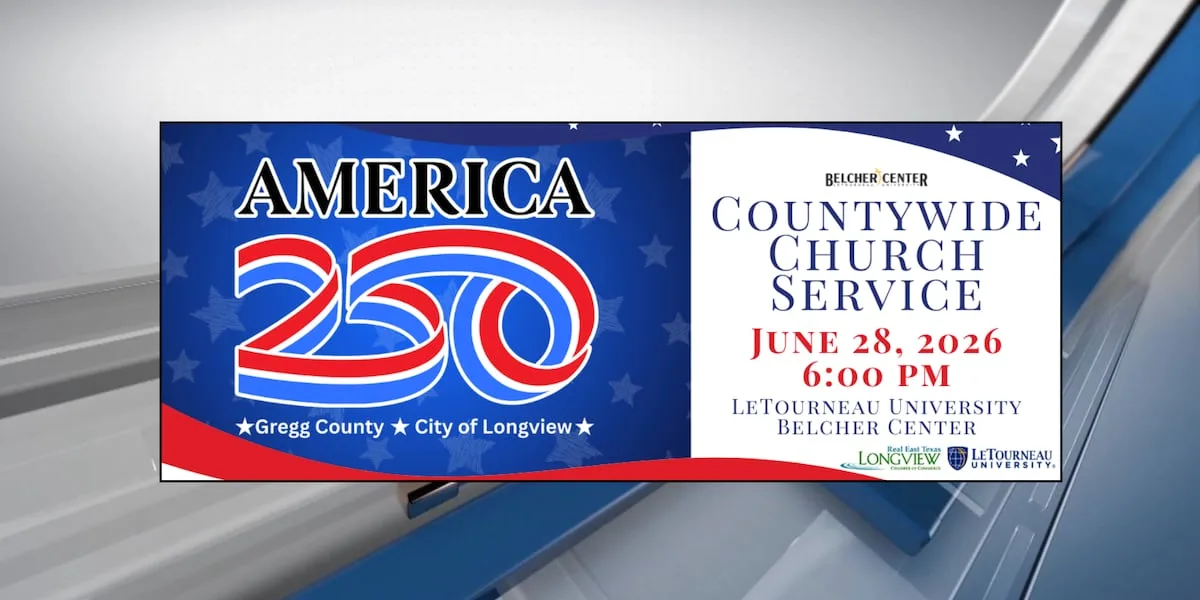 County-wide church service to be held at LeTourneau University in honor of America 250