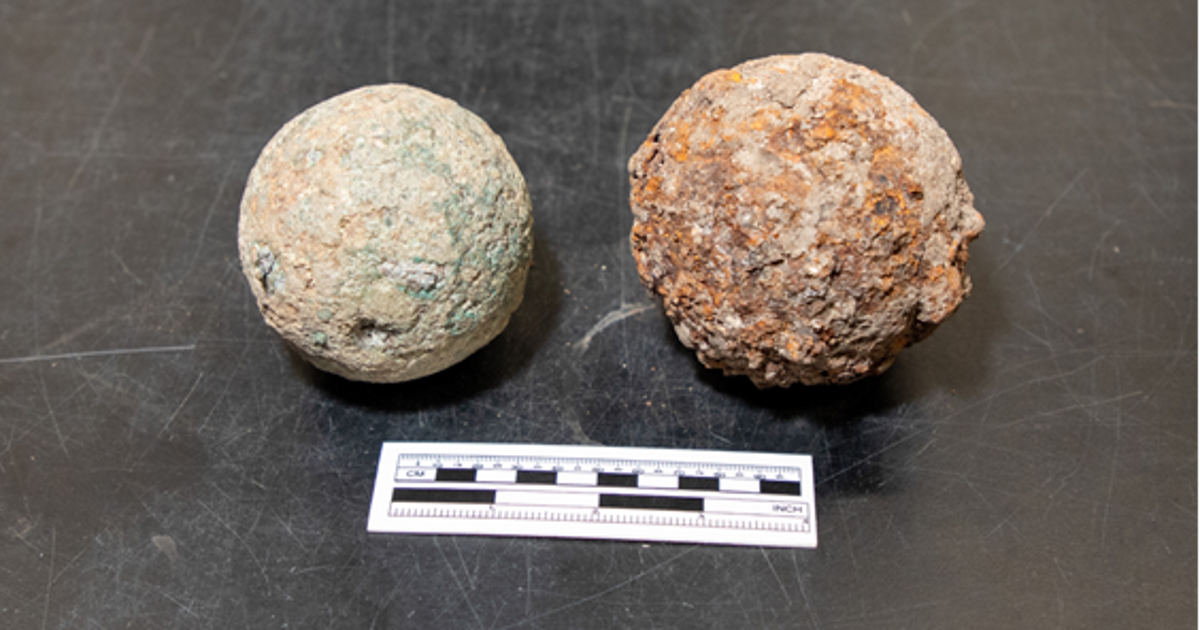 Archaeologists discover second intact Battle of the Alamo cannonball in three months