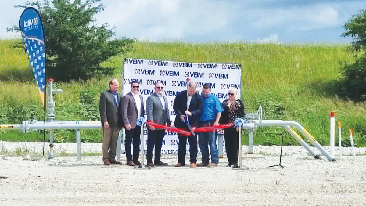 New gas plant opens near W'boro with ribbon cutting