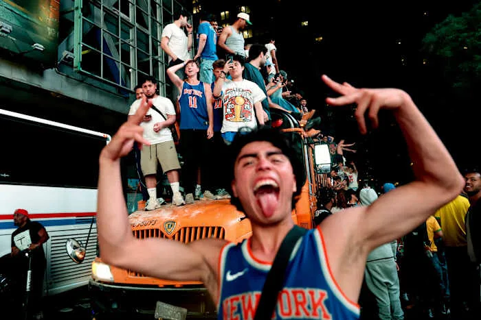 Mayhem mars euphoria as New York City celebrates the Knicks' first championship in 53 years