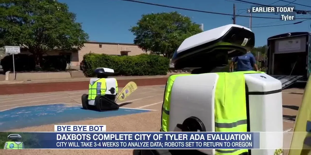 Daxbot sidewalk assessment ends in Tyler
