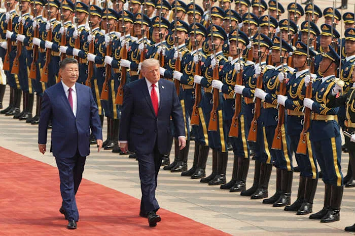 Trump insists US-China relations are in a good place despite differences as he wraps up Beijing trip