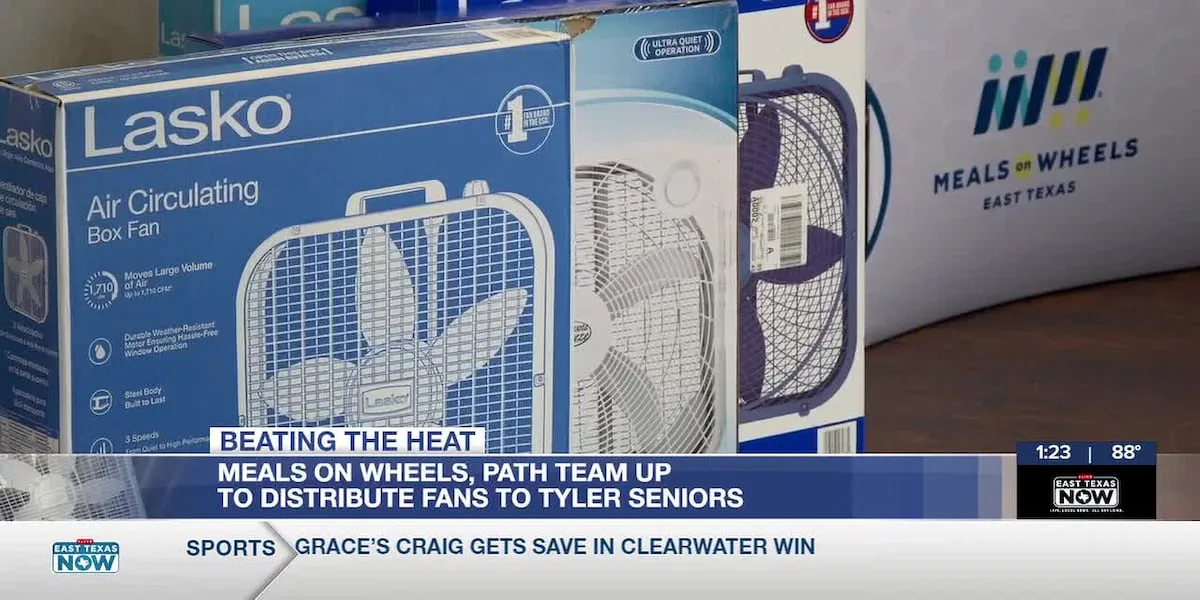 Meals on Wheels, PATH team up to distribute fans to Tyler seniors