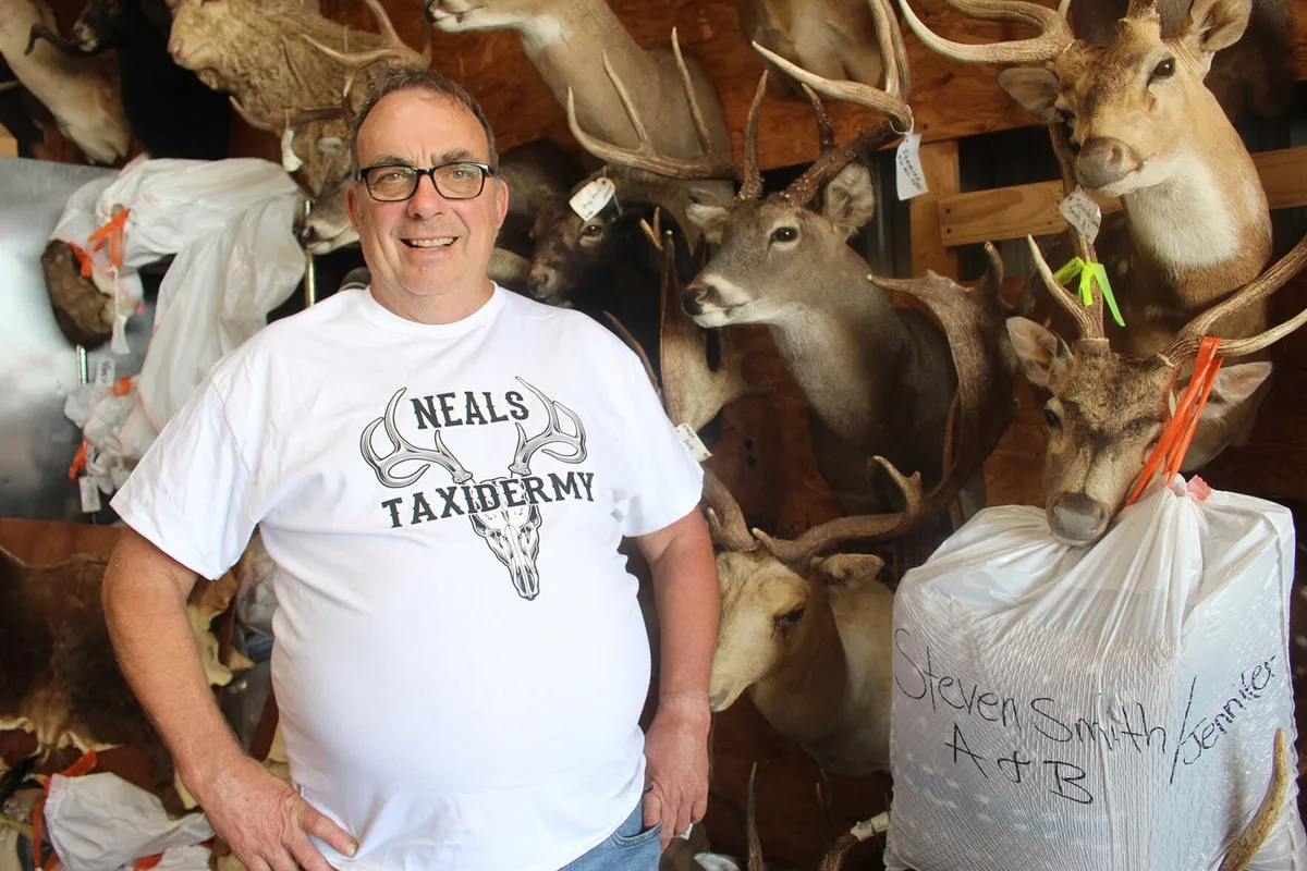 Neal Coldwell has been mounting animals 54 years