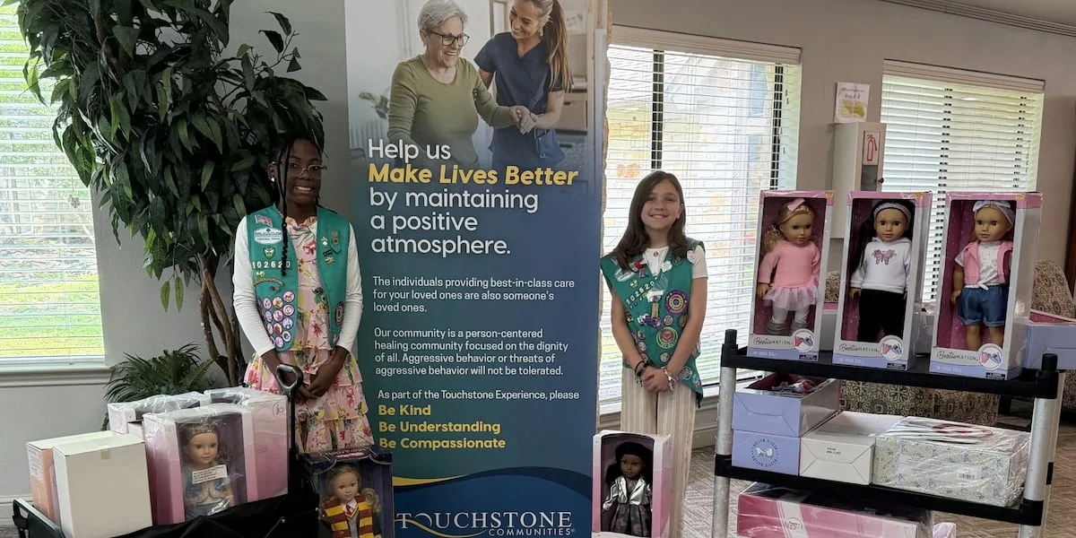 Girl Scouts earn Bronze Award for 'Dolls for Seniors' project