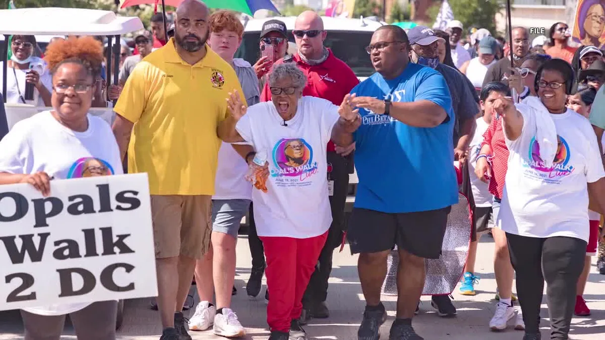 Opal Lee Leads Nationwide Juneteenth Walk Celebrations