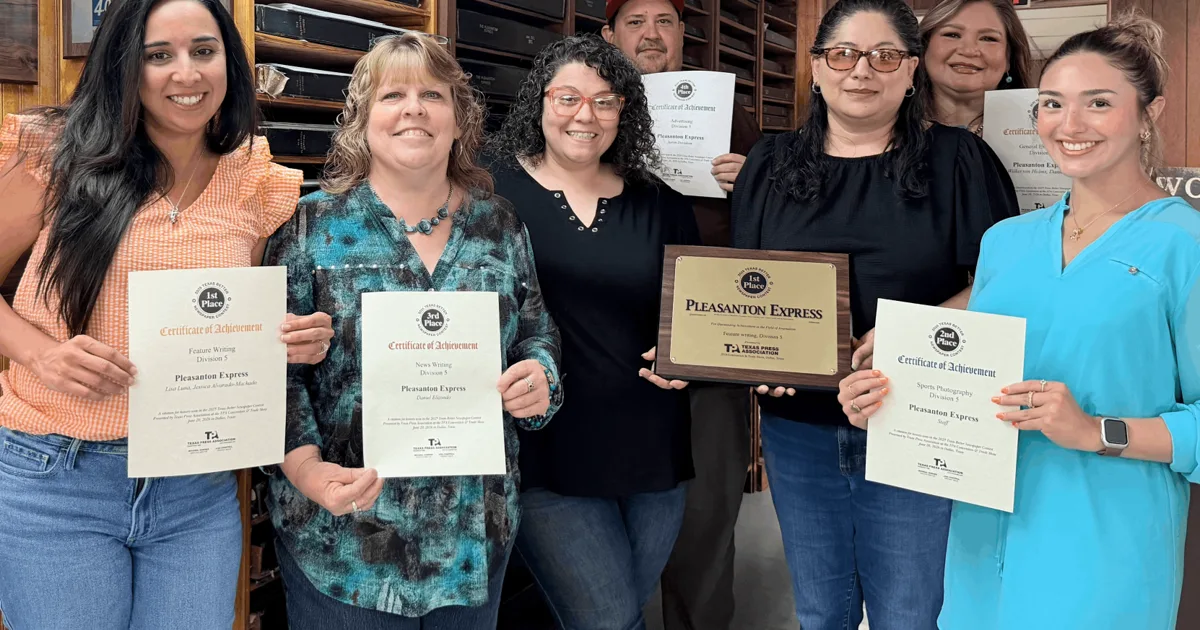 Pleasanton Express brings home haul of awards from statewide, regional press contests
