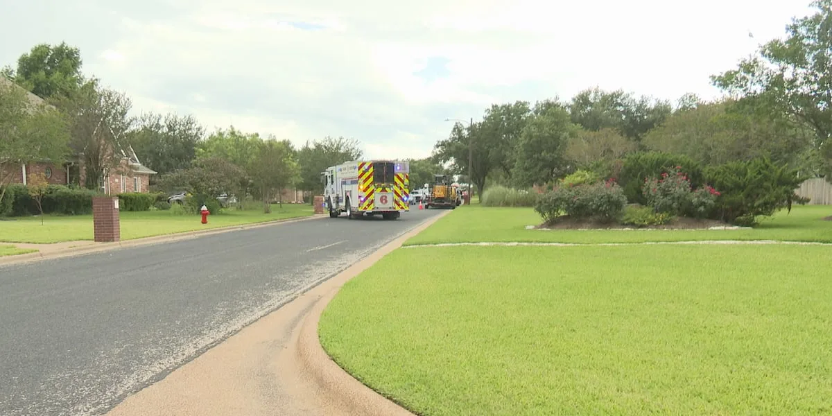 College Station Fire Department clears gas leak on Honeysuckle Lane