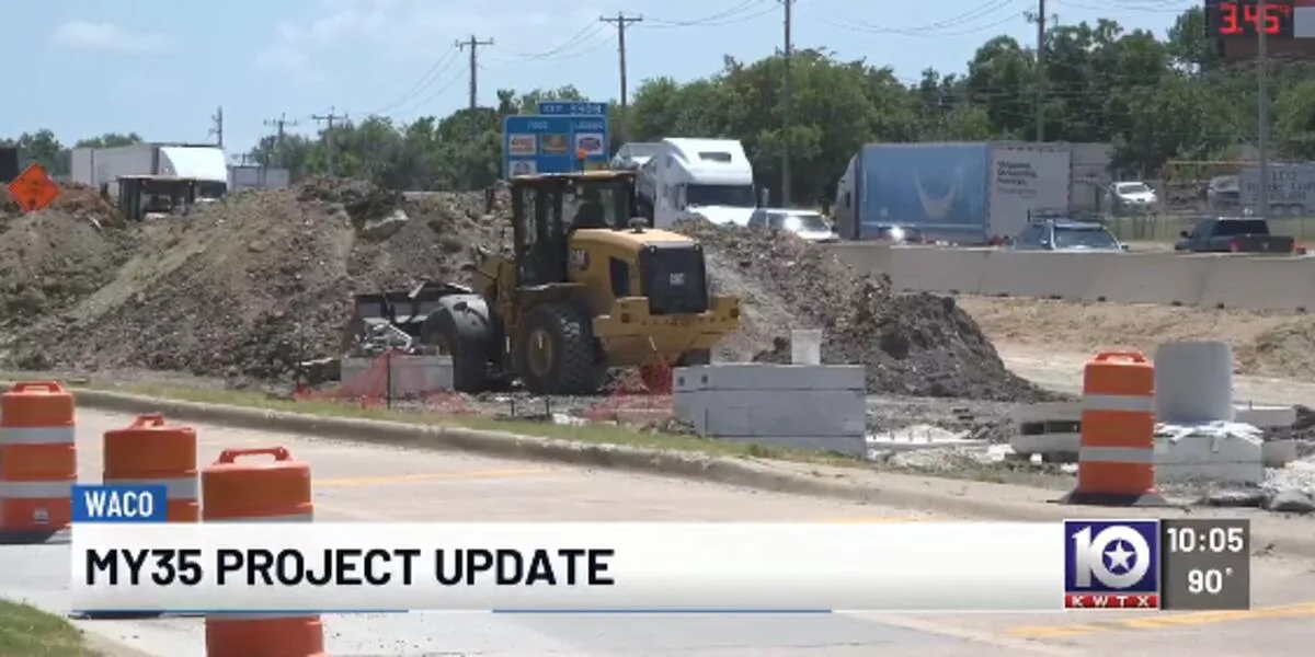 Biggest I-35 Waco changes are still ahead: TxDOT warns of major traffic shift next year