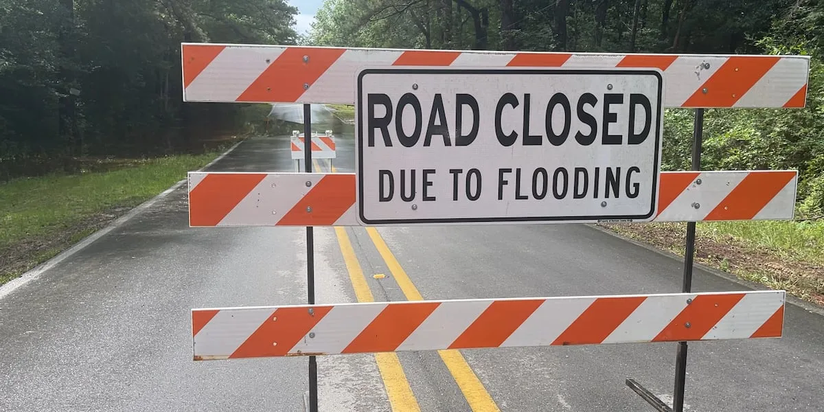 Milam County Sheriff's Office: more roads with reported water on roadways