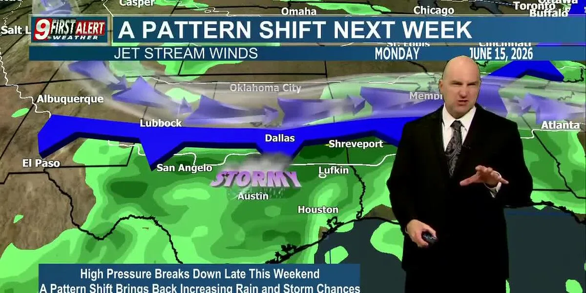 Remaining hot, humid, and mainly dry through the weekend before storm chances ramp up early next week