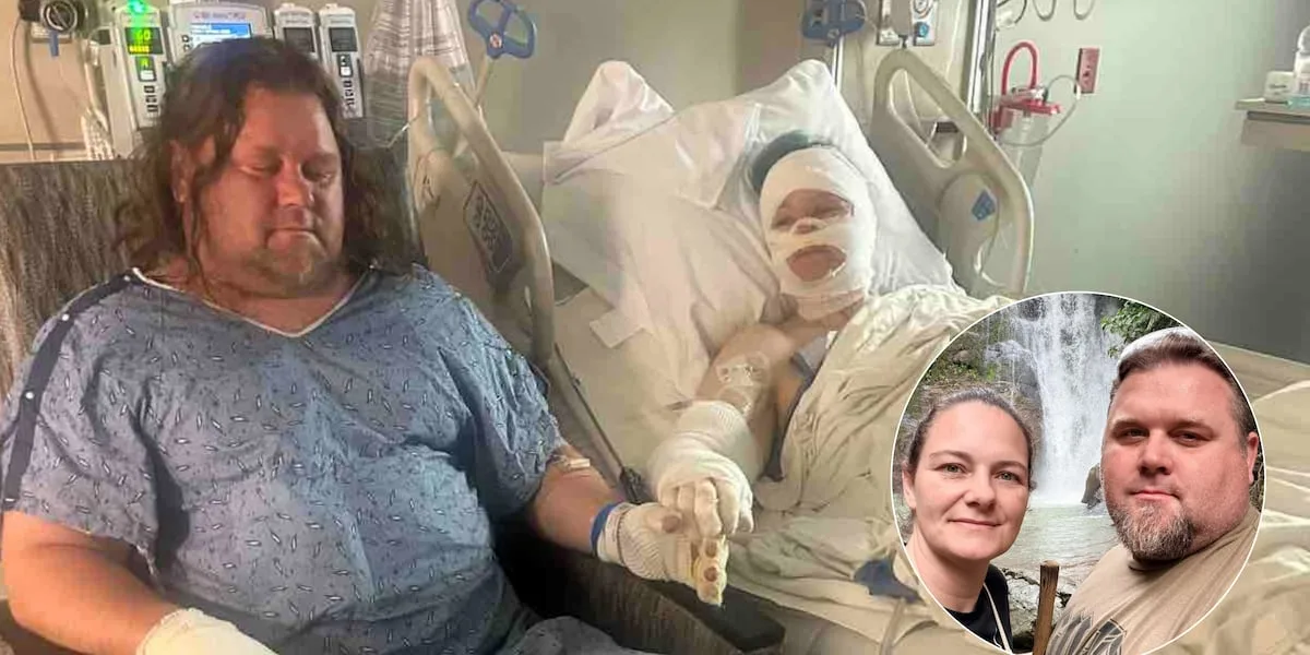 Husband rescues wife when taco truck explodes the day before their 25th anniversary