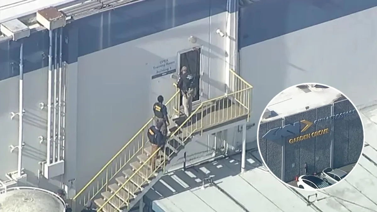 Federal search warrant being served at California aerospace facility after chemical tank crisis