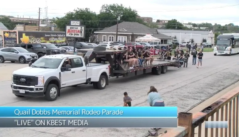 Parade Winners Honored During Quail Dobbs Memorial Rodeo Parade in Downtown Big Spring