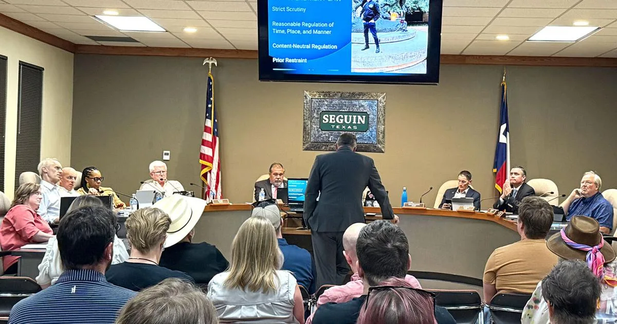 Seguin City Council talks law regarding facility rentals