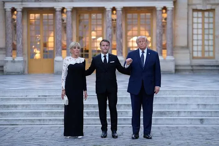 Macron deploys Versailles' gold, mirrors and history in a high-stakes courtship of Trump