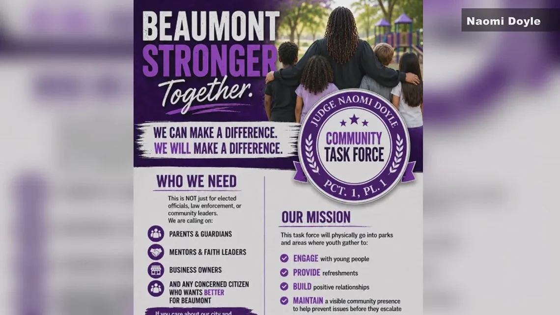 Community Task Force launches effort to address youth violence in Beaumont parks