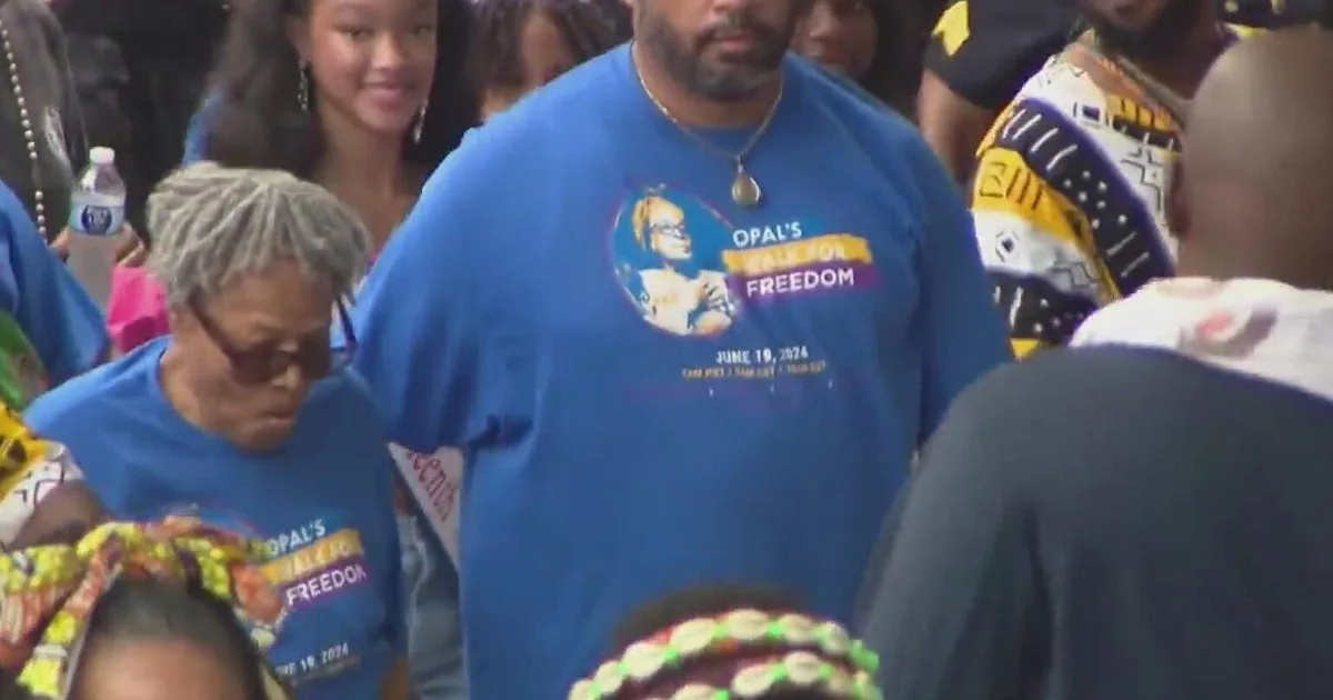 Opal Lee leads Juneteenth Walk as celebrations begin nationwide